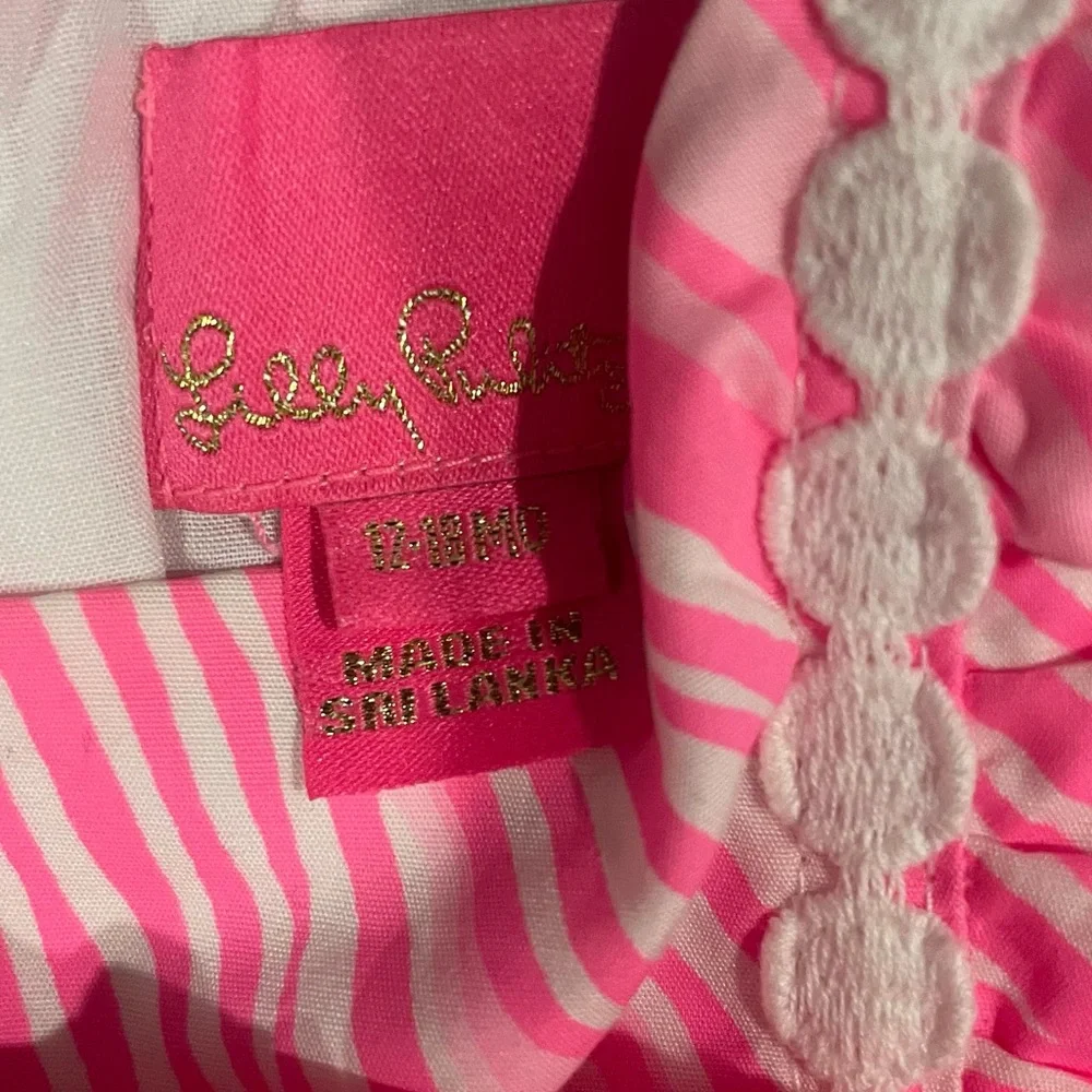Lilly Pulitzer Vibrant Pink Diaper Cover Set